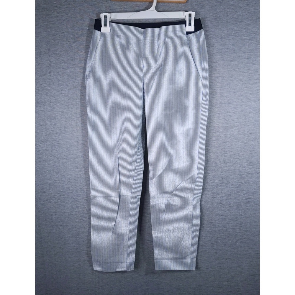 Uniqlo Seersucker Ankle/ Cropped Pant - Picture 3 of 6